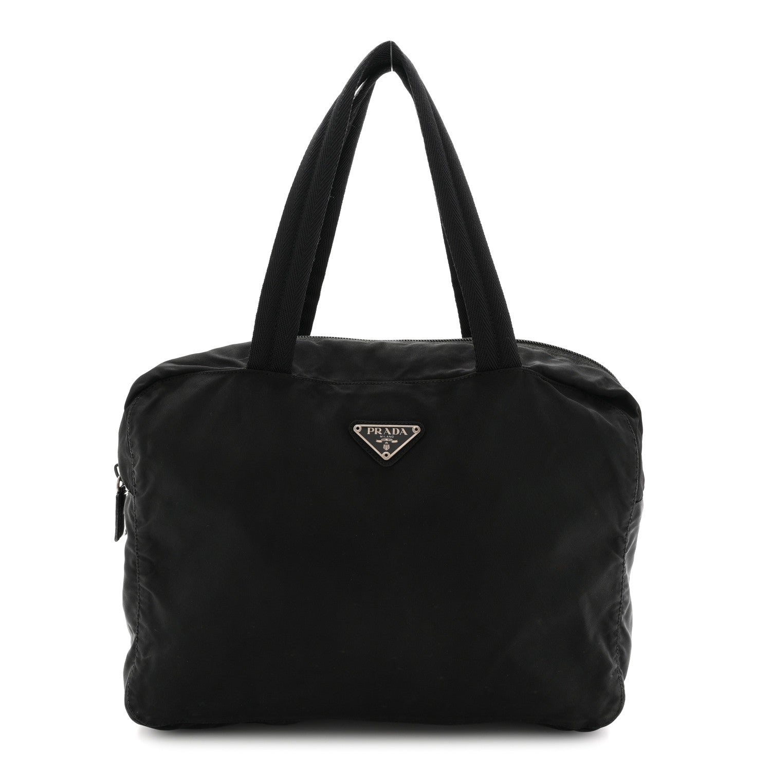 Prada Tessuto Nylon Shoulder Bag  Black 2 of 21