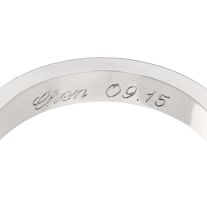 Cartier Platinum 2 Diamond 3mm C De Cartier Wedding Band Ring 52 6 6 of 7