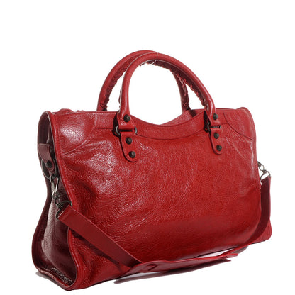 Balenciaga Agneau Classic Hardware City Rouge Lipstick 3 of 11