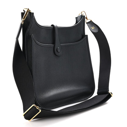 Hermes Taurillon Clemence Evelyne III PM Black 3 of 11