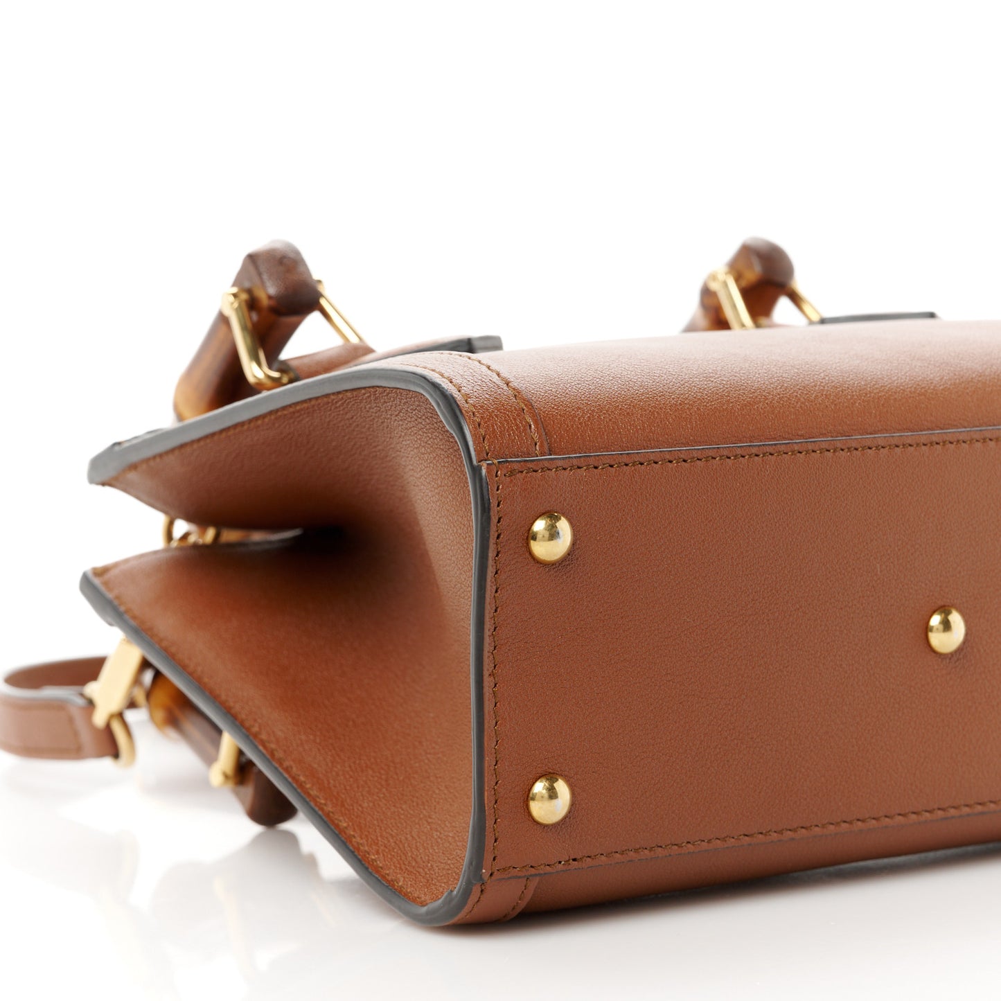 Wonka Grain Calfskin Mini Diana Tote Bag Cuir