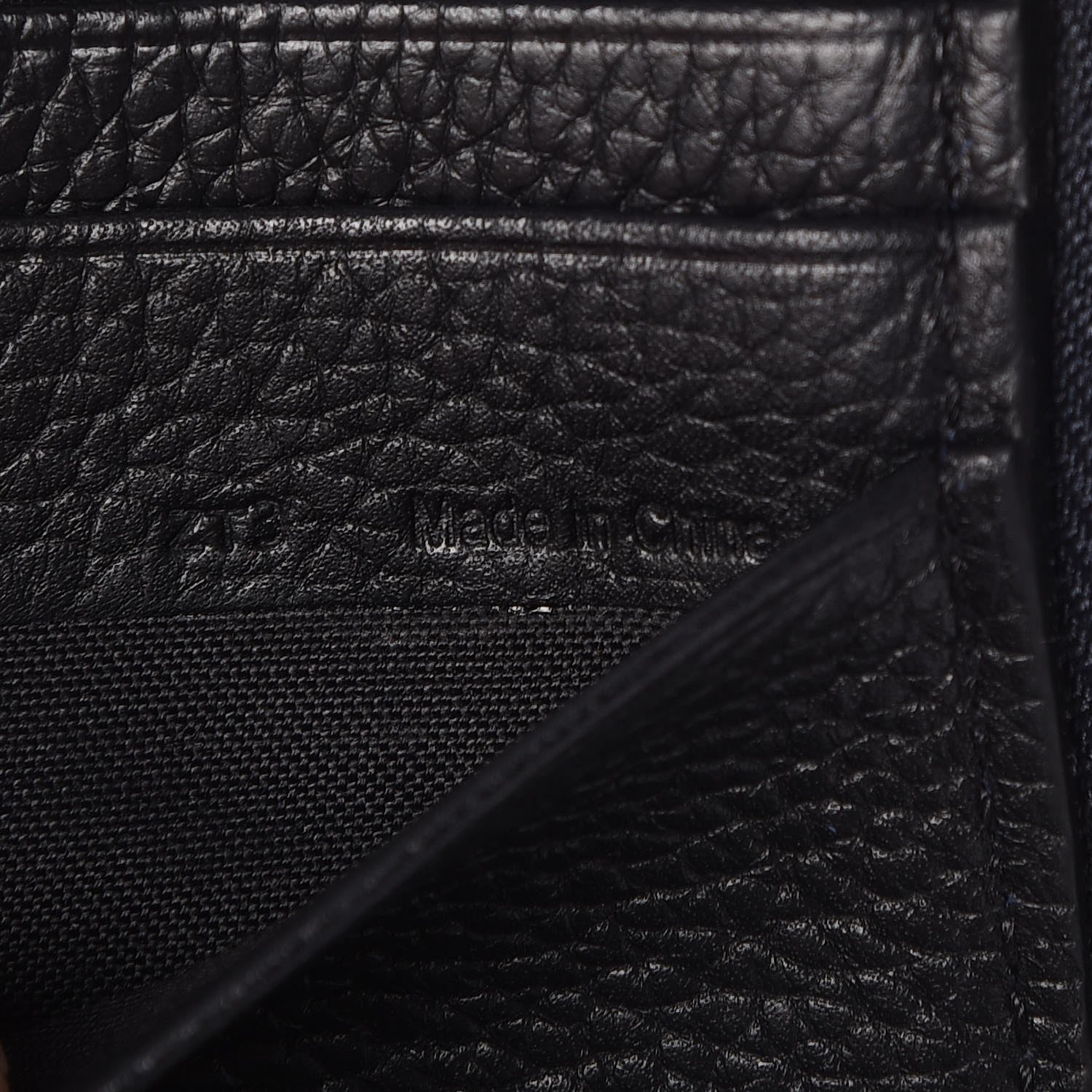 Mulberry Silky Calf Zip Around Coat Wallet Midnight Black 8 of 9
