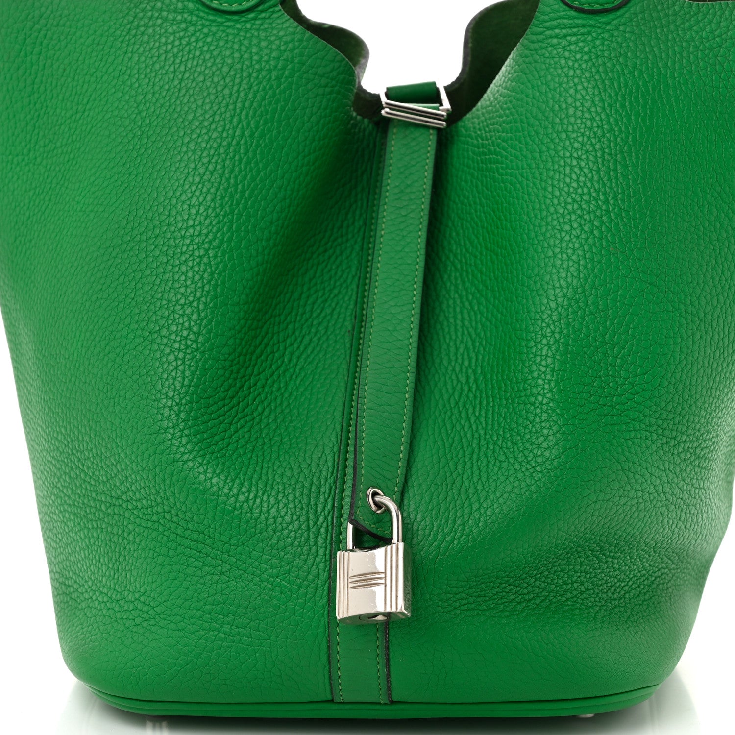 Hermes Taurillon Clemence Picotin Lock 26 GM Bamboo 8 of 10