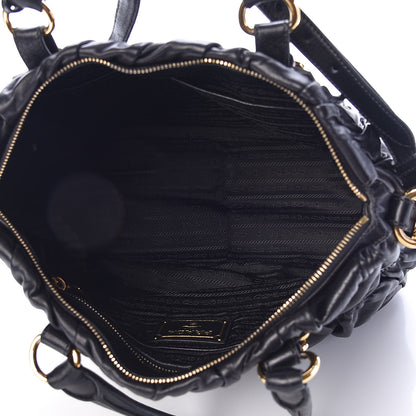 Prada Nappa Gaufre Tote Black 5 of 9