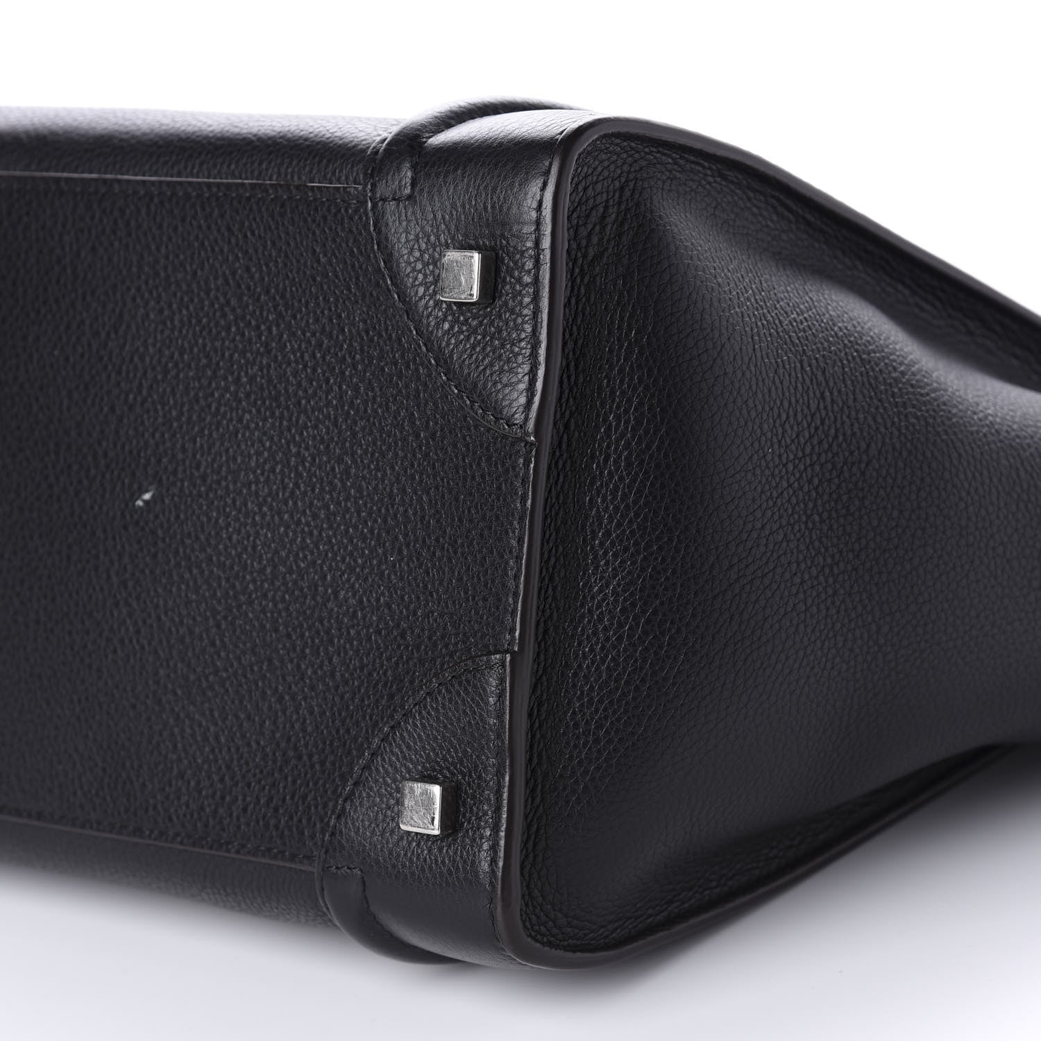 Celine Drummed Calfskin Mini Luggage Black 7 of 11