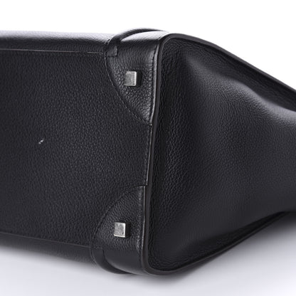 Celine Drummed Calfskin Mini Luggage Black 7 of 11