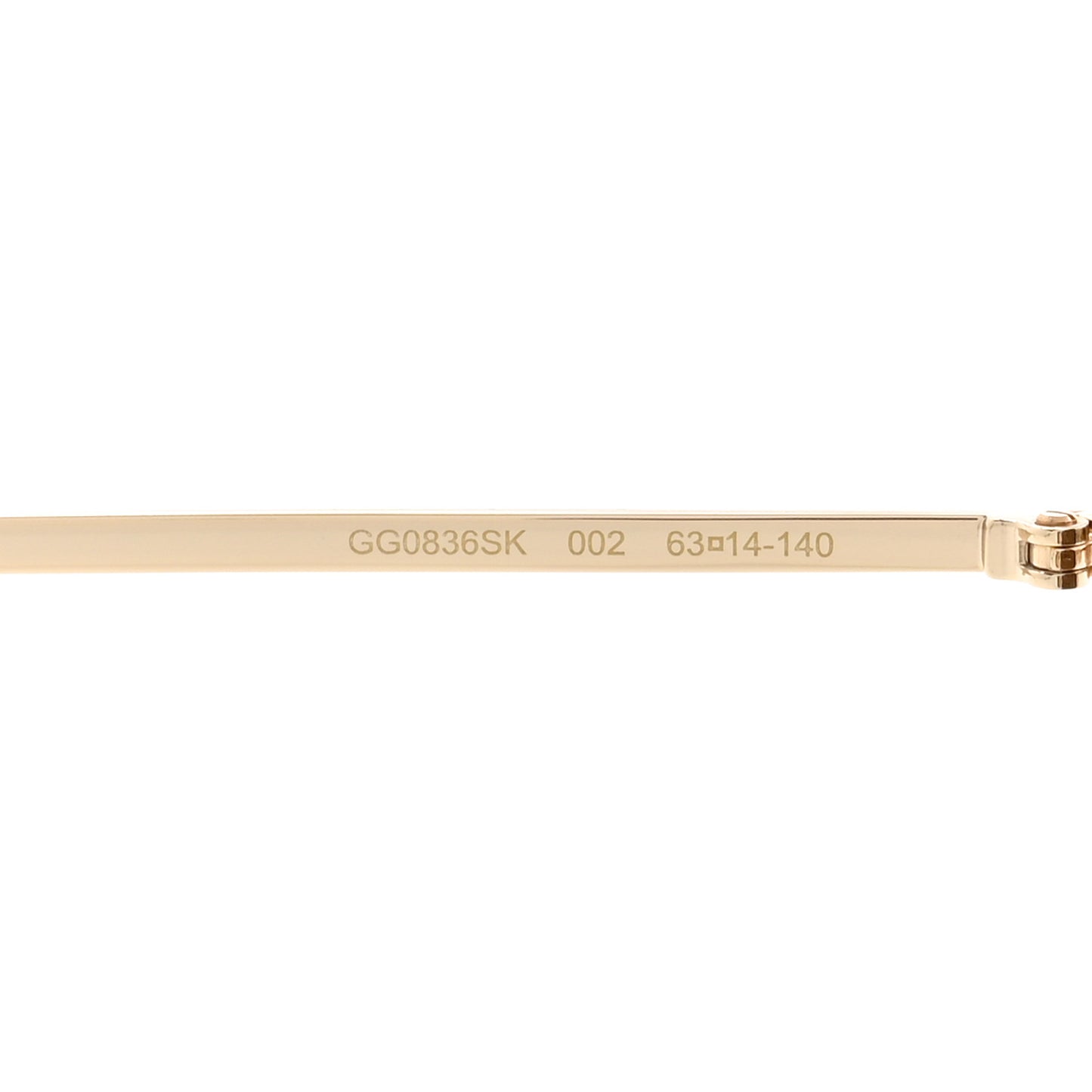 Aviator Sunglasses GG0836SK Gold