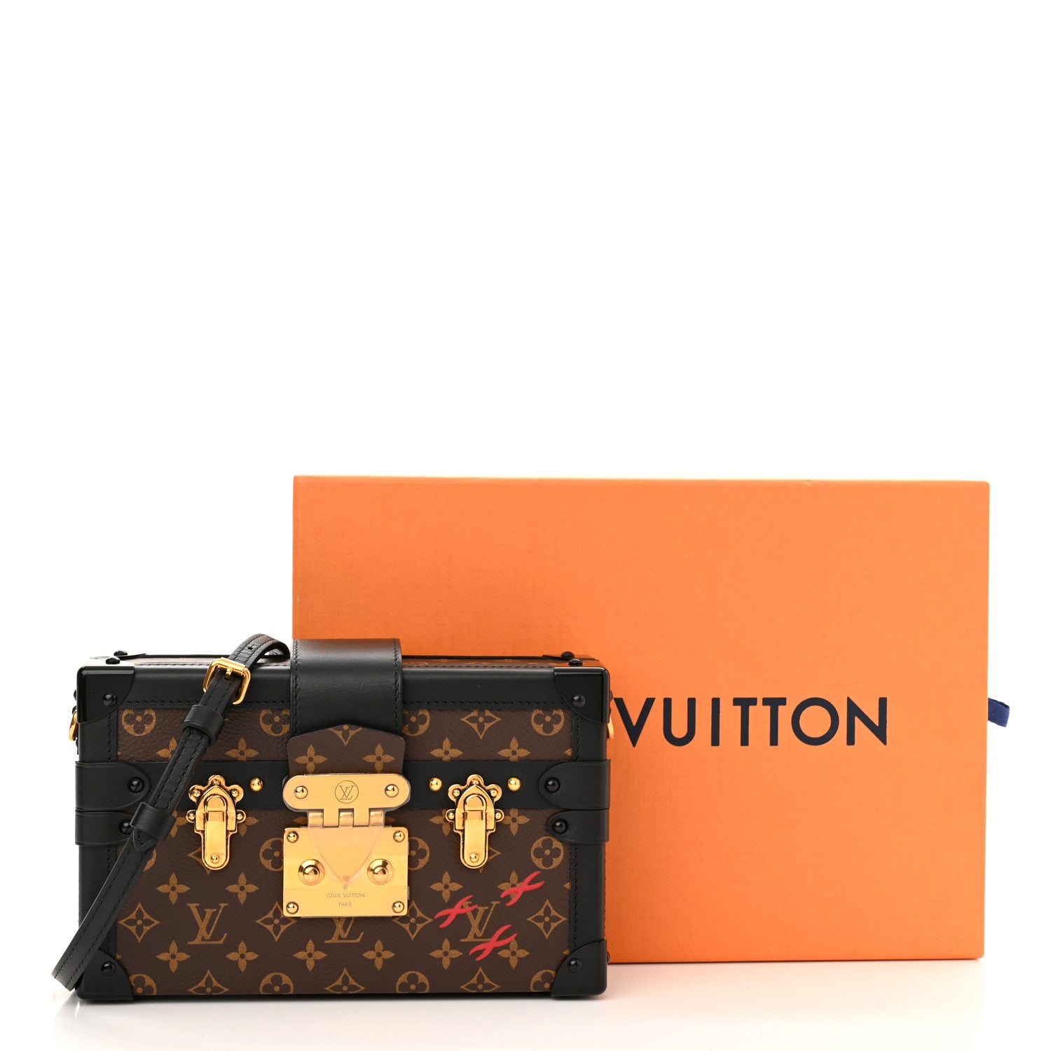 Louis Vuitton Monogram Petite Malle Black 10 of 10