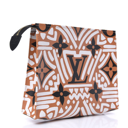 Louis Vuitton Monogram Giant Crafty Pochette Toiletry 26 Creme Caramel 3 of 9