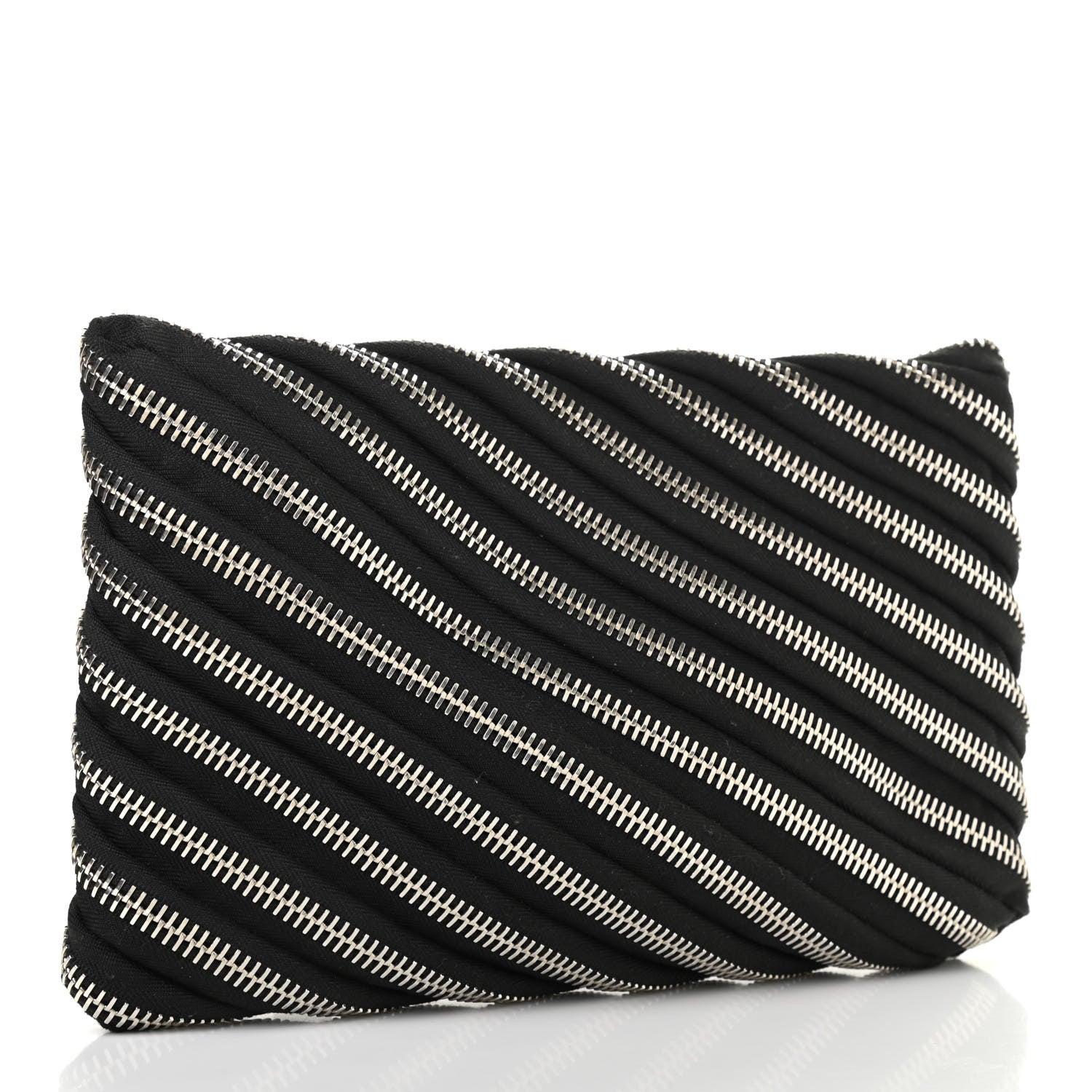 Alexander Wang Metal Nylon Zipper Clutch Black 3 of 8