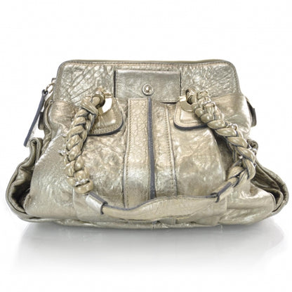Chloe Leather Heloise Satchel Gold 1 of 8