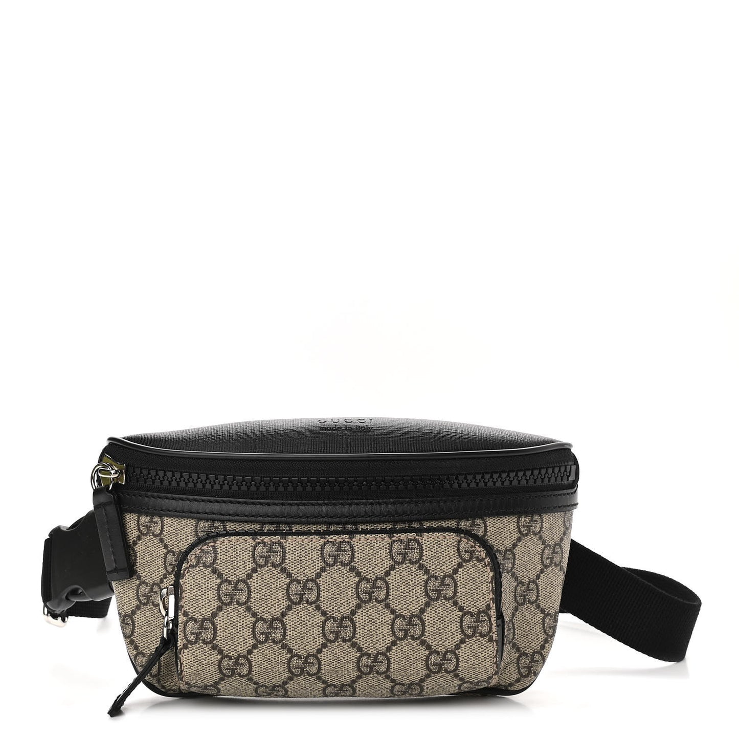 GG Supreme Monogram Belt Bag Black