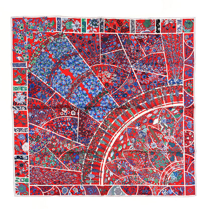 Hermes Silk Fleurs De Giverny Scarf 90 1 of 3