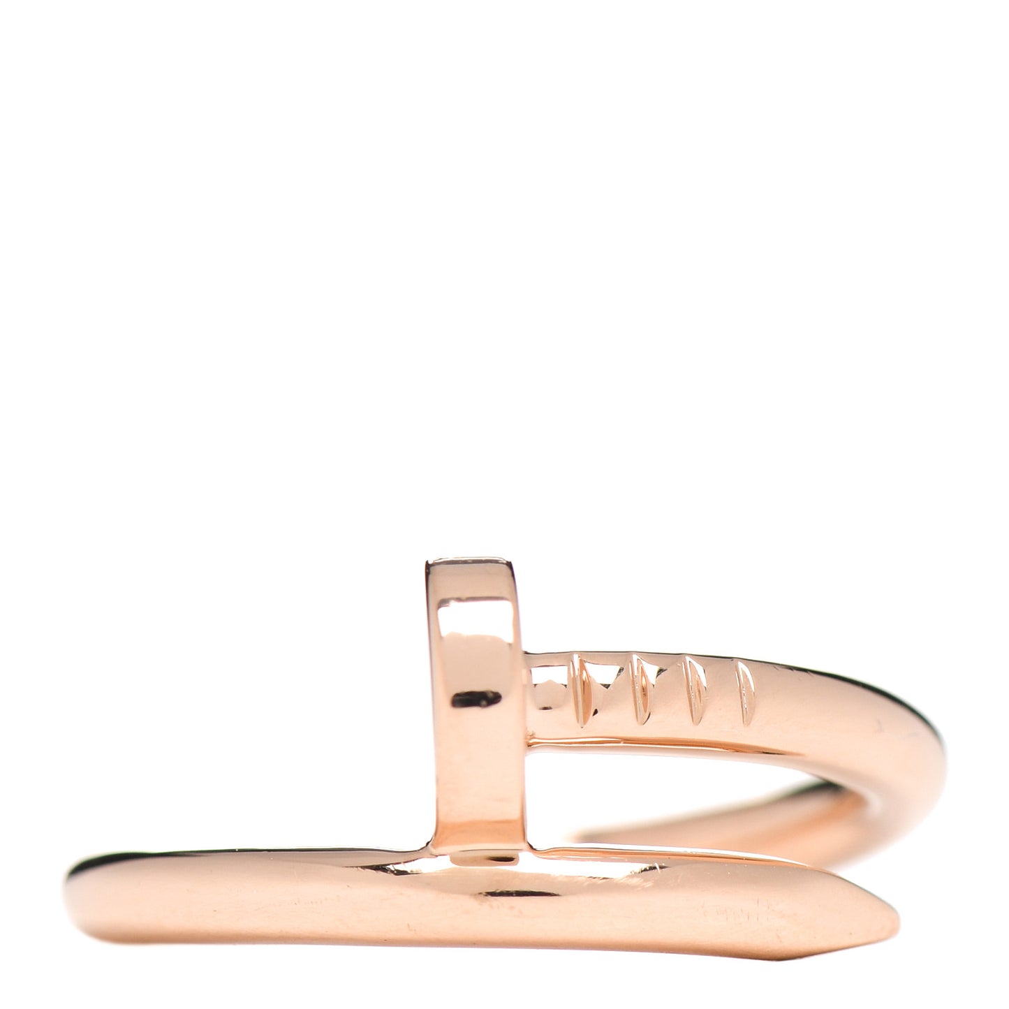 18K Pink Gold Juste Un Clou Ring 55 7.25