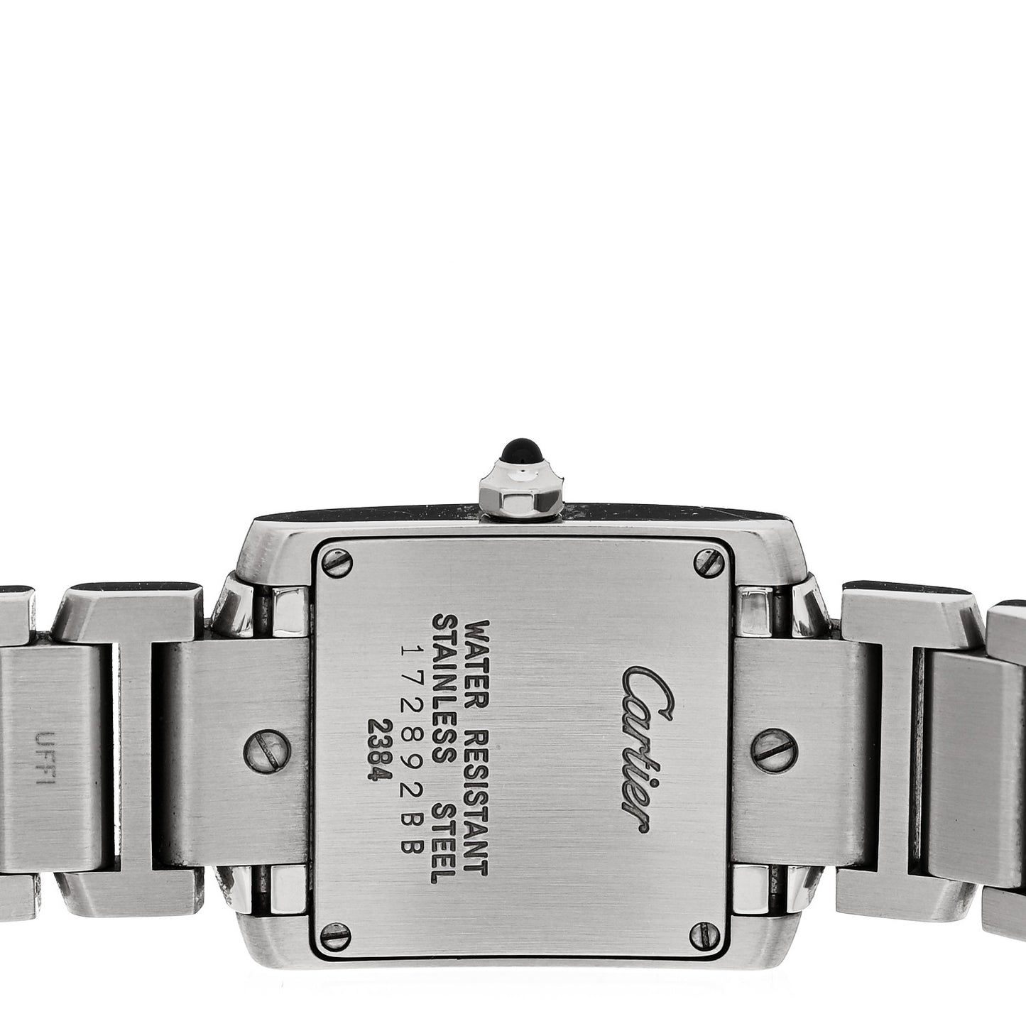 Stainless Steel 20mm Tank Francaise Quartz Watch