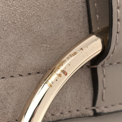Chloe Suede Calfskin Mini Faye Bracelet Bag Motty Grey 12 of 12