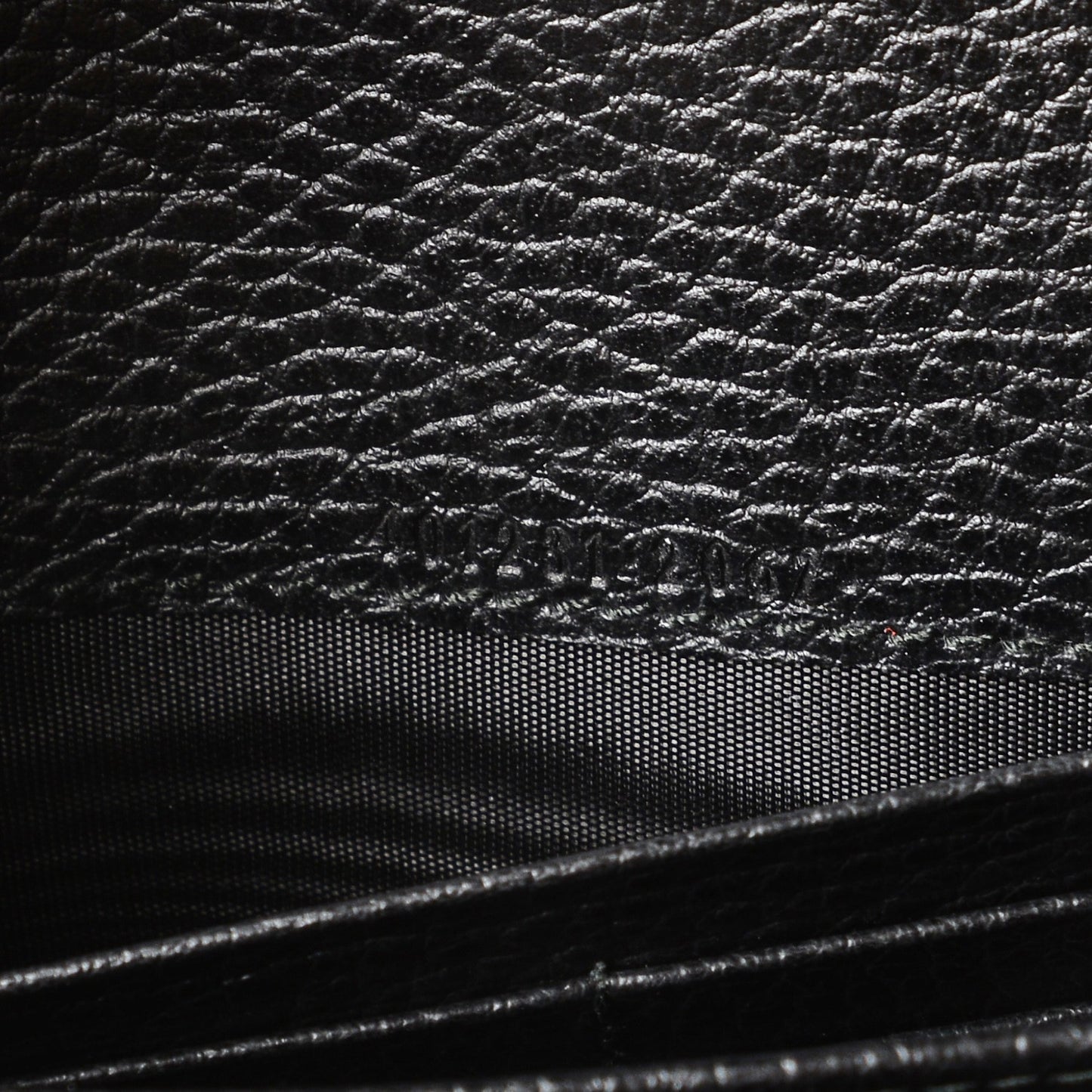 Calfskin Mini Dionysus Chain Wallet Black