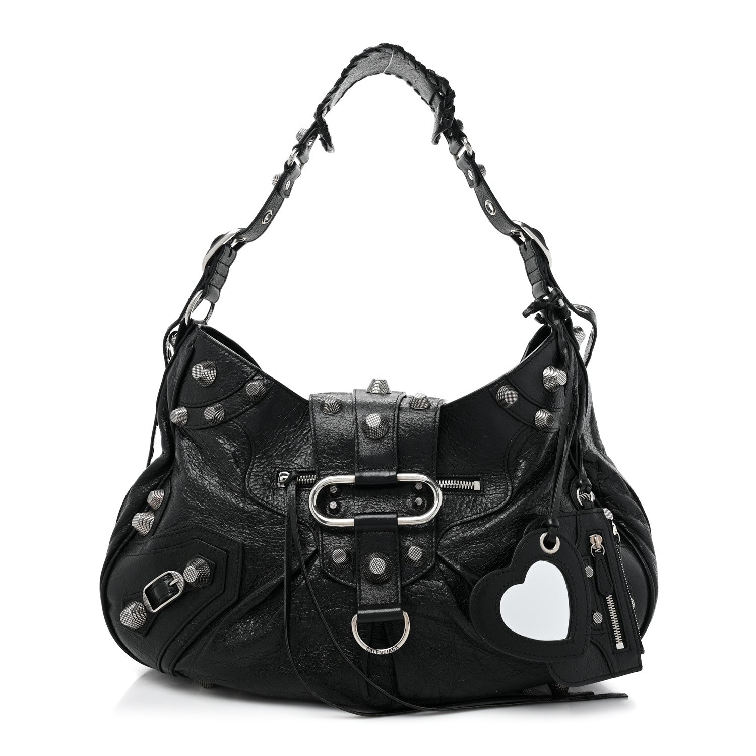 Balenciaga Agneau Arena Large Le Cagole Shoulder Bag Black 1 of 9