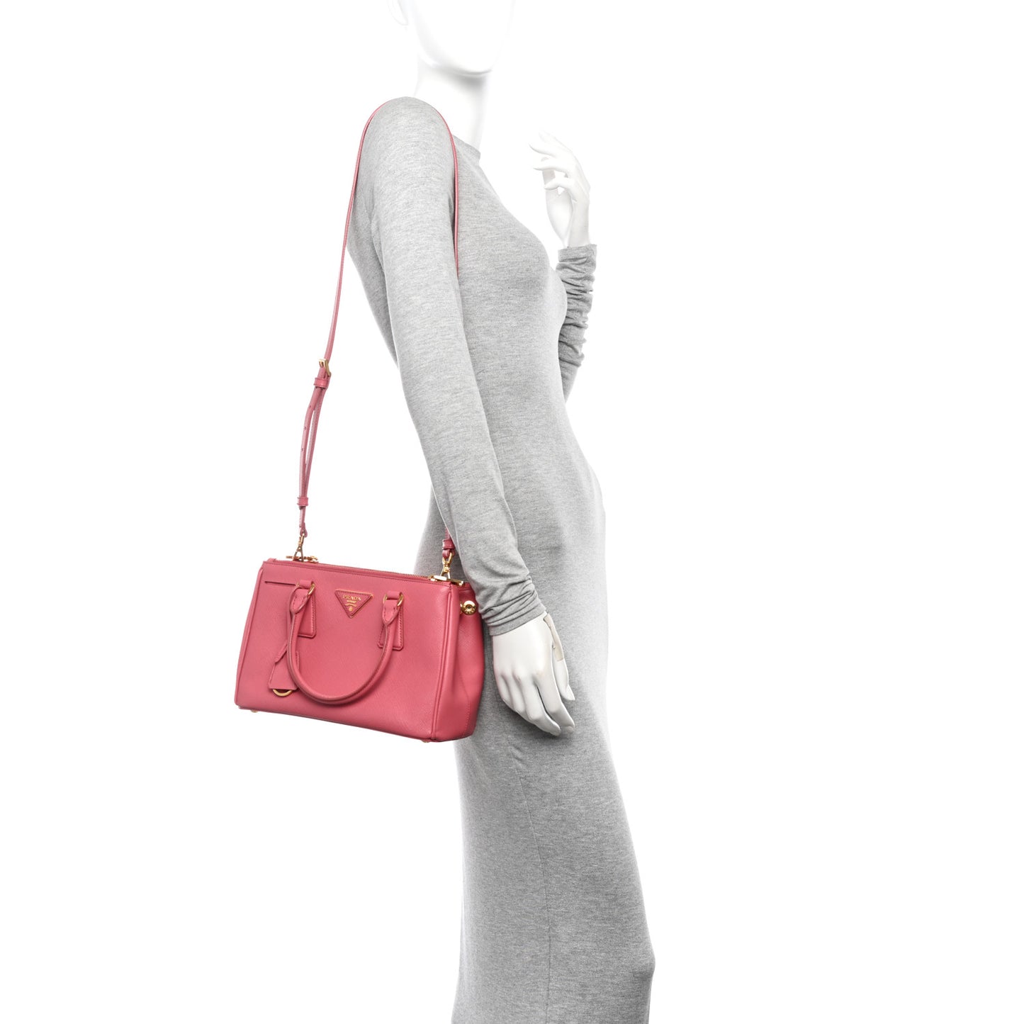 Saffiano Mini Galleria Double Zip Tote Tamaris