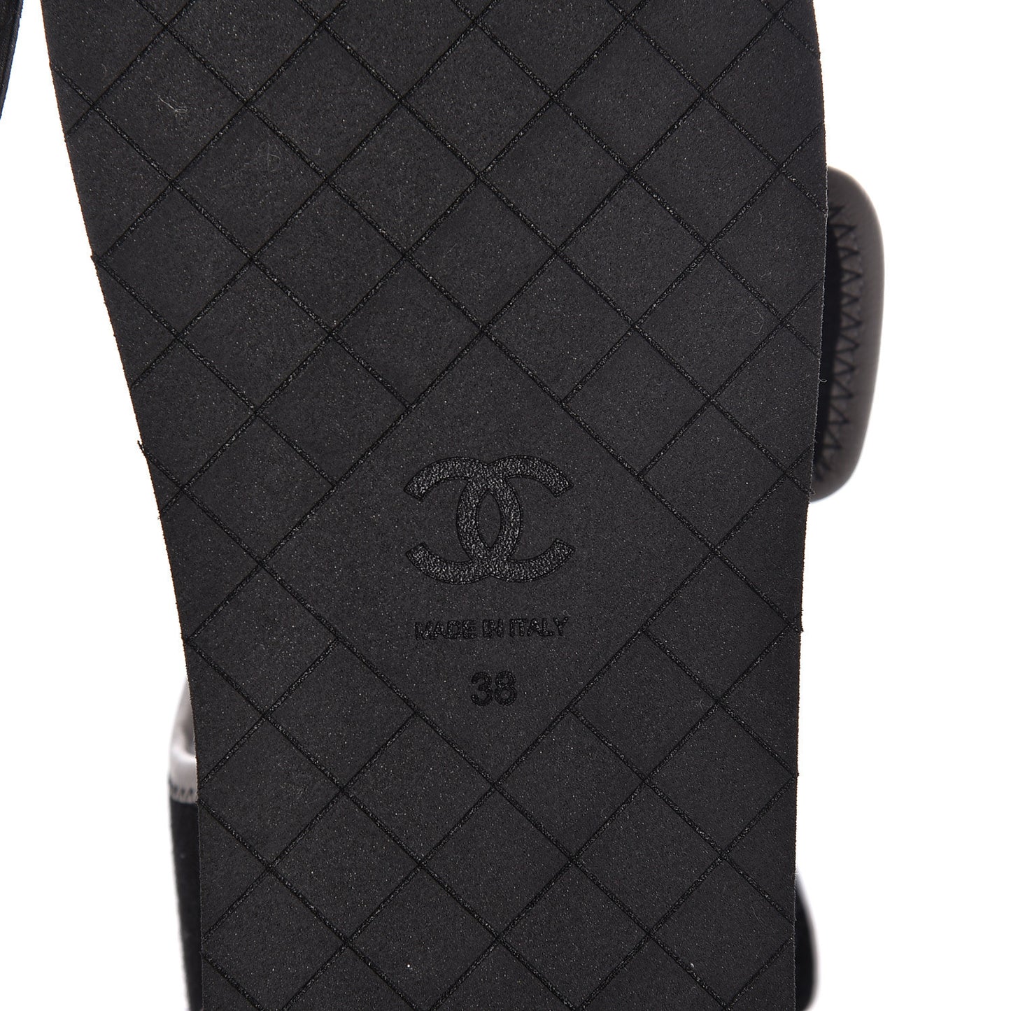 Lambskin Jersey Coco Sandals 38 Black