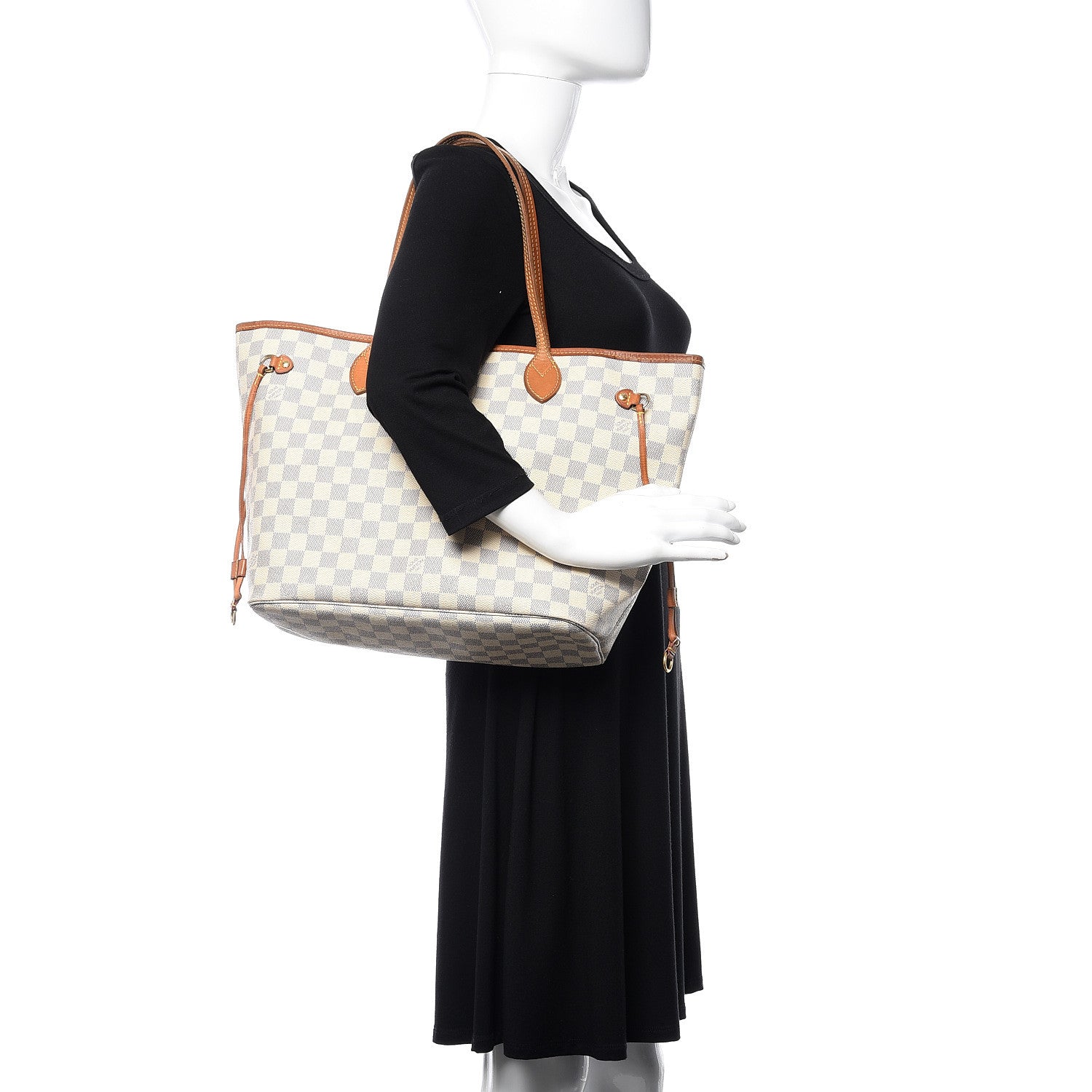 Louis Vuitton Damier Azur Neverfull MM 2 of 16