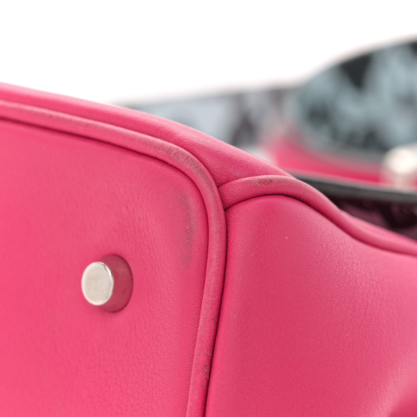 Smooth Calfskin Mini Be Dior Flap Pink
