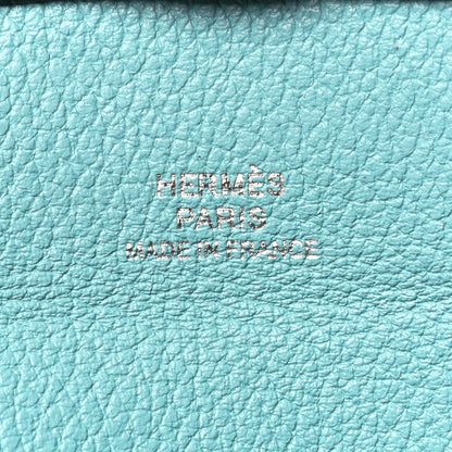 Hermes Evercolor Verso Bastia Coin Purse Malachite Bleu Atoll 6 of 11