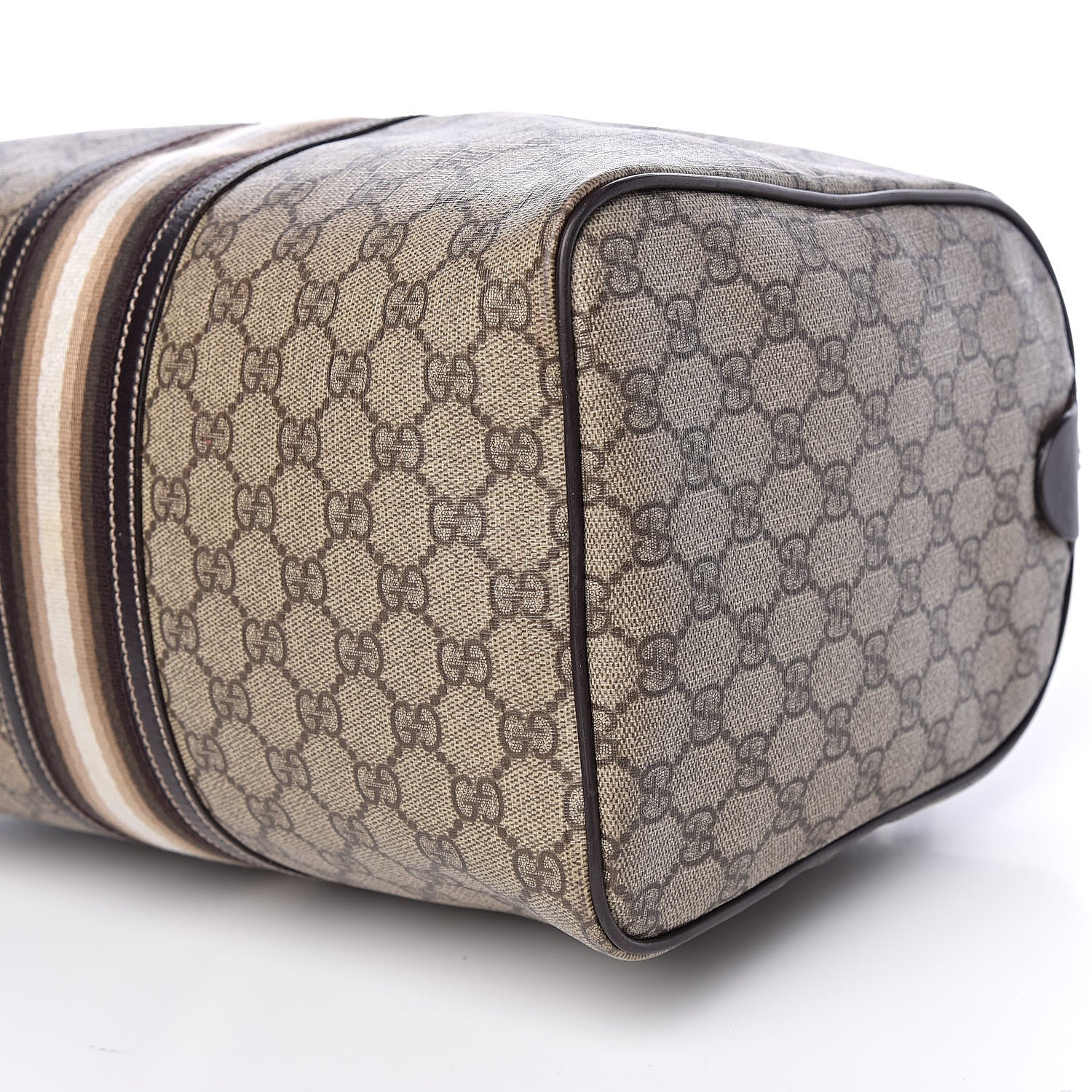 Gucci GG Plus Monogram Web Medium Joy Boston Dark Brown 11 of 14