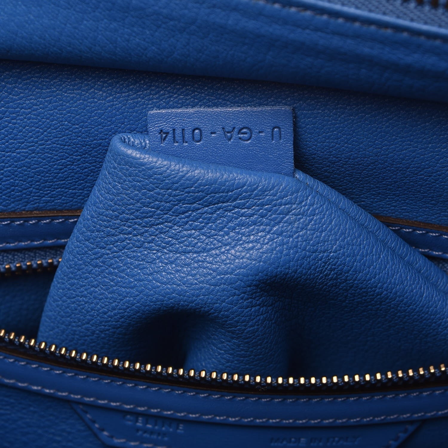 Celine Palmelato Micro Luggage Electric Blue 8 of 12