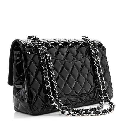 Chanel Patent Quilted Medium Double Flap Black 3 of 12