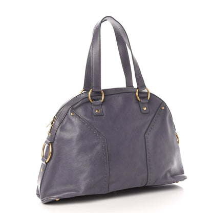 Saint Laurent Calfskin Large Muse Gray 3 of 12