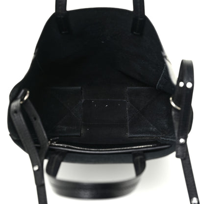 Celine Grained Calfskin Small Vertical Cabas Black 11 of 18