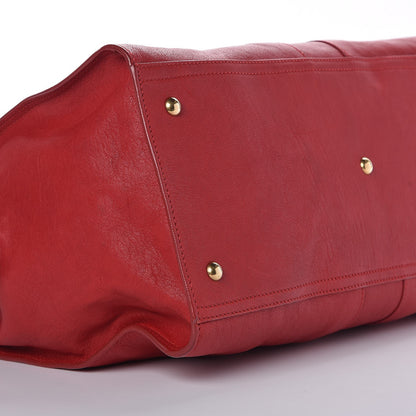 Saint Laurent Sheepskin Large Cabas ChYc Red 8 of 10