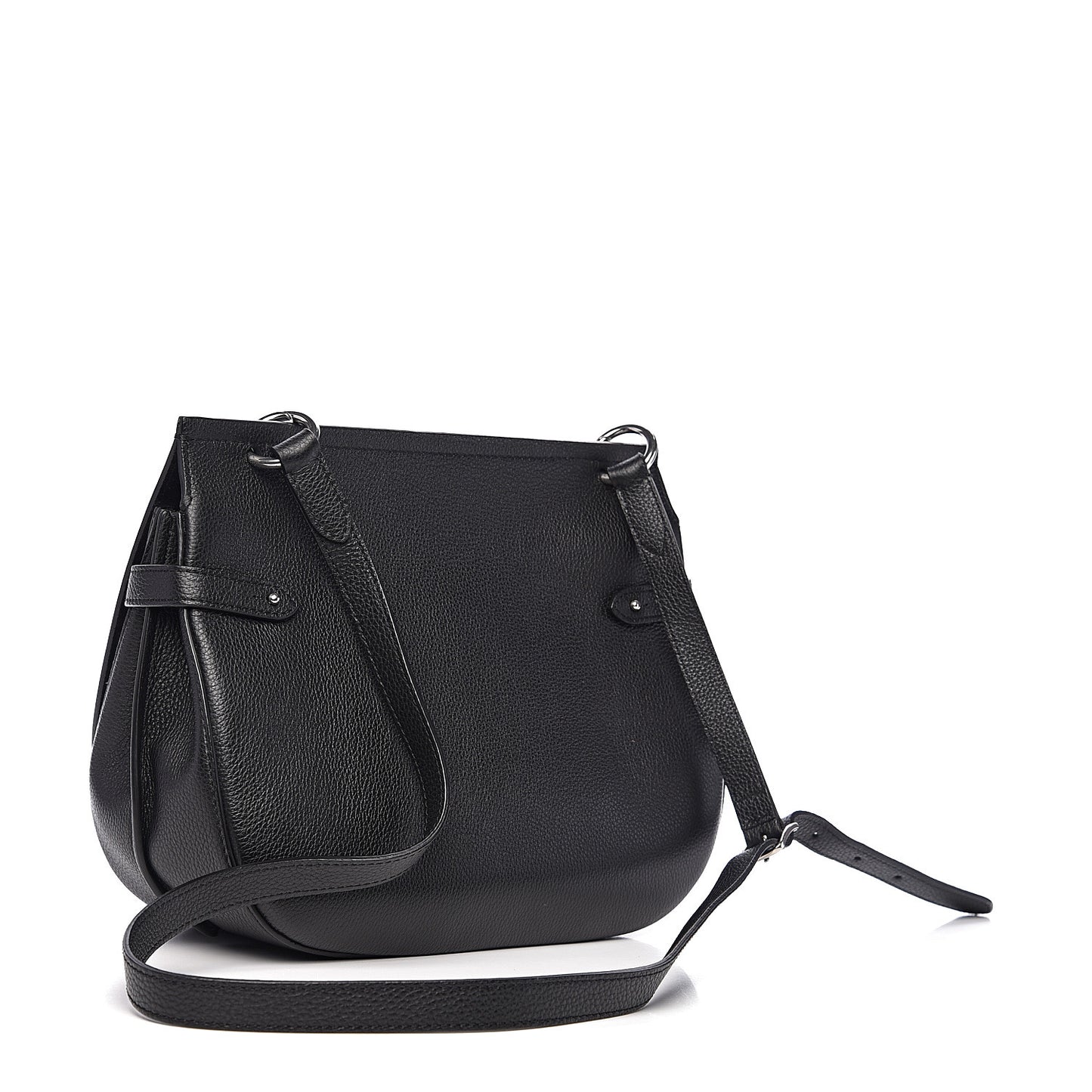 Small Classic Grain Amberley Satchel Black