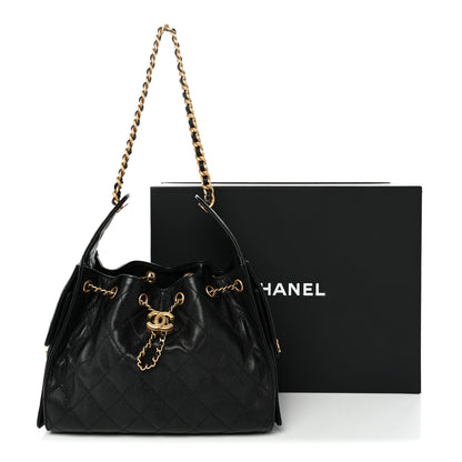 Chanel Caviar Quilted Small Chanel 25 Handbag Black 11 of 11