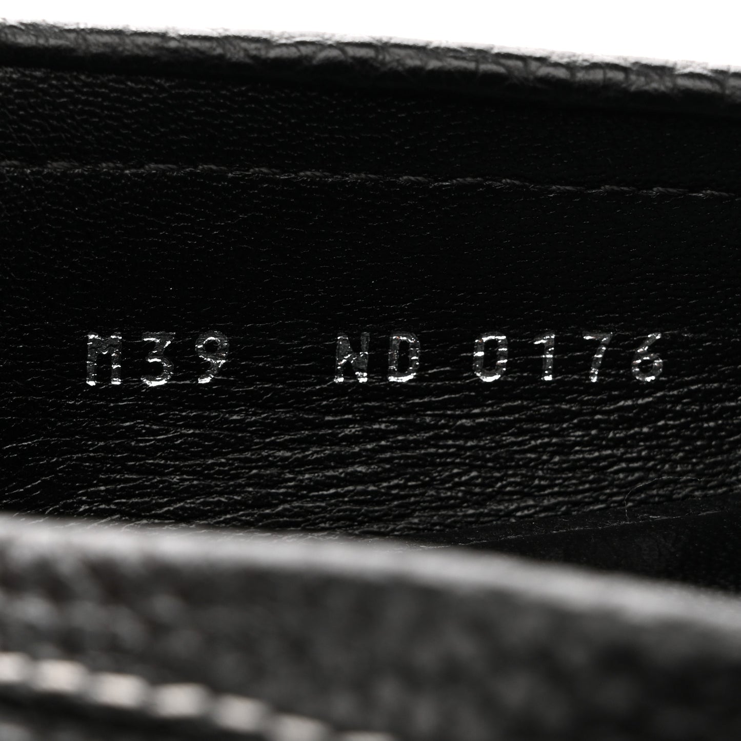 Calfskin Lock Mocassin Loafers 39 Black