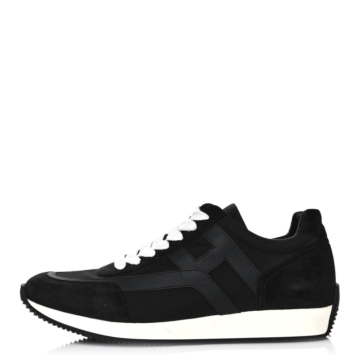 Suede Epsom Womens Chris Sneakers 40.5 Black