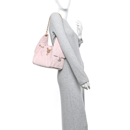 Chanel Caviar Quilted Small Chanel 25 Handbag Light Pink 2 of 11