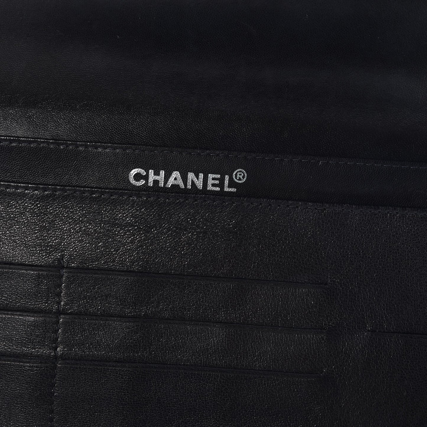 Patent Chocolate Bar Chain Clutch Black