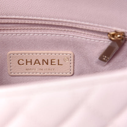 Chanel Caviar Quilted Mini Coco Handle Flap Lilas Lilac 8 of 11