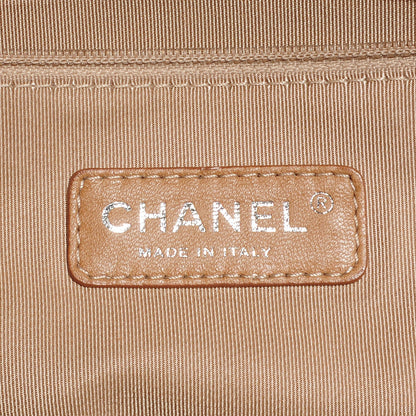 Chanel Caviar Quilted Expandable Zip Shoulder Bag Blue 5 of 7