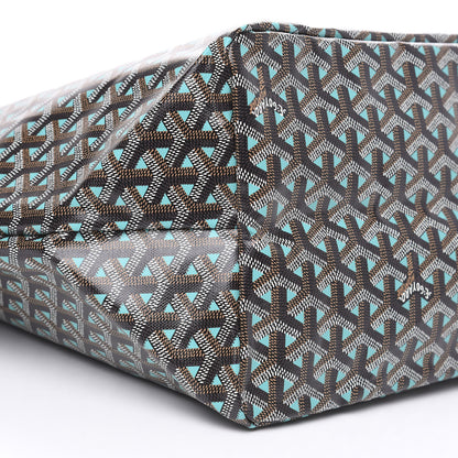 Goyard Goyardine Saint Louis Claire Voie GM Black Blue 6 of 8