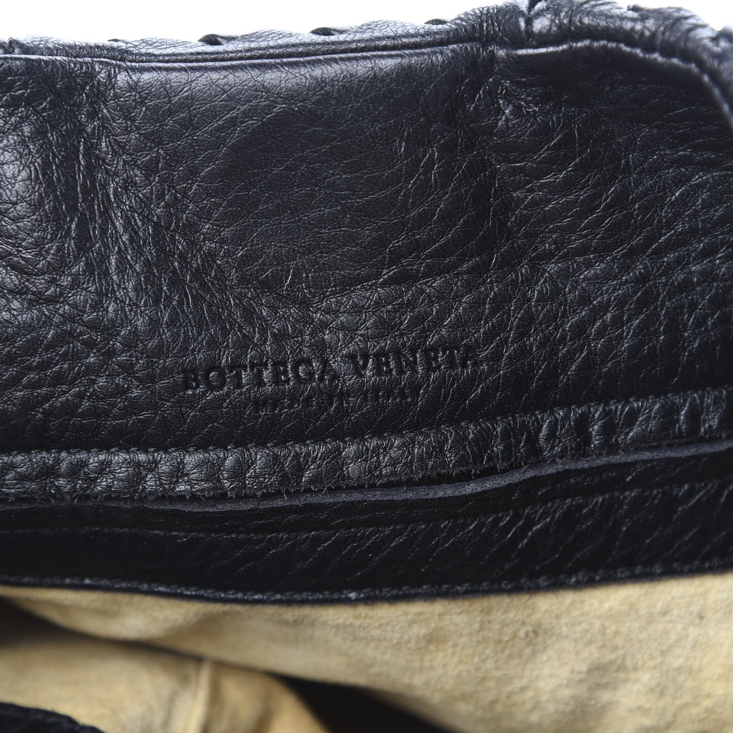 Cervo Deerskin Large Hobo Black