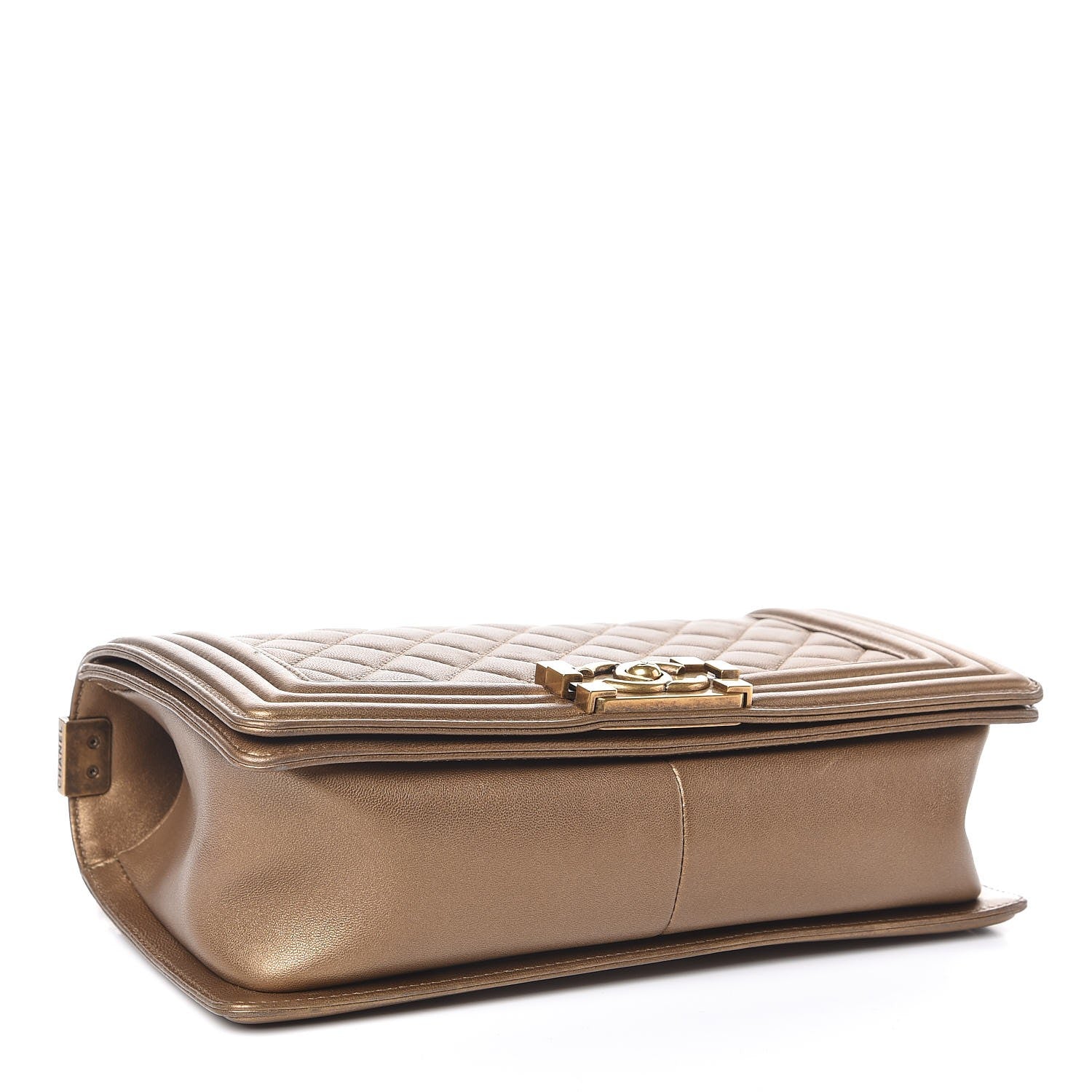 Chanel Metallic Lambskin Medium Boy Flap Gold 4 of 6