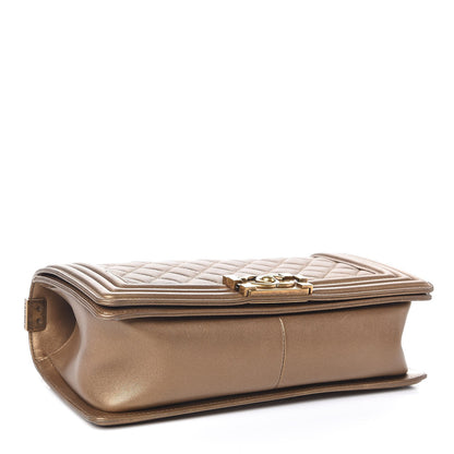Chanel Metallic Lambskin Medium Boy Flap Gold 4 of 6