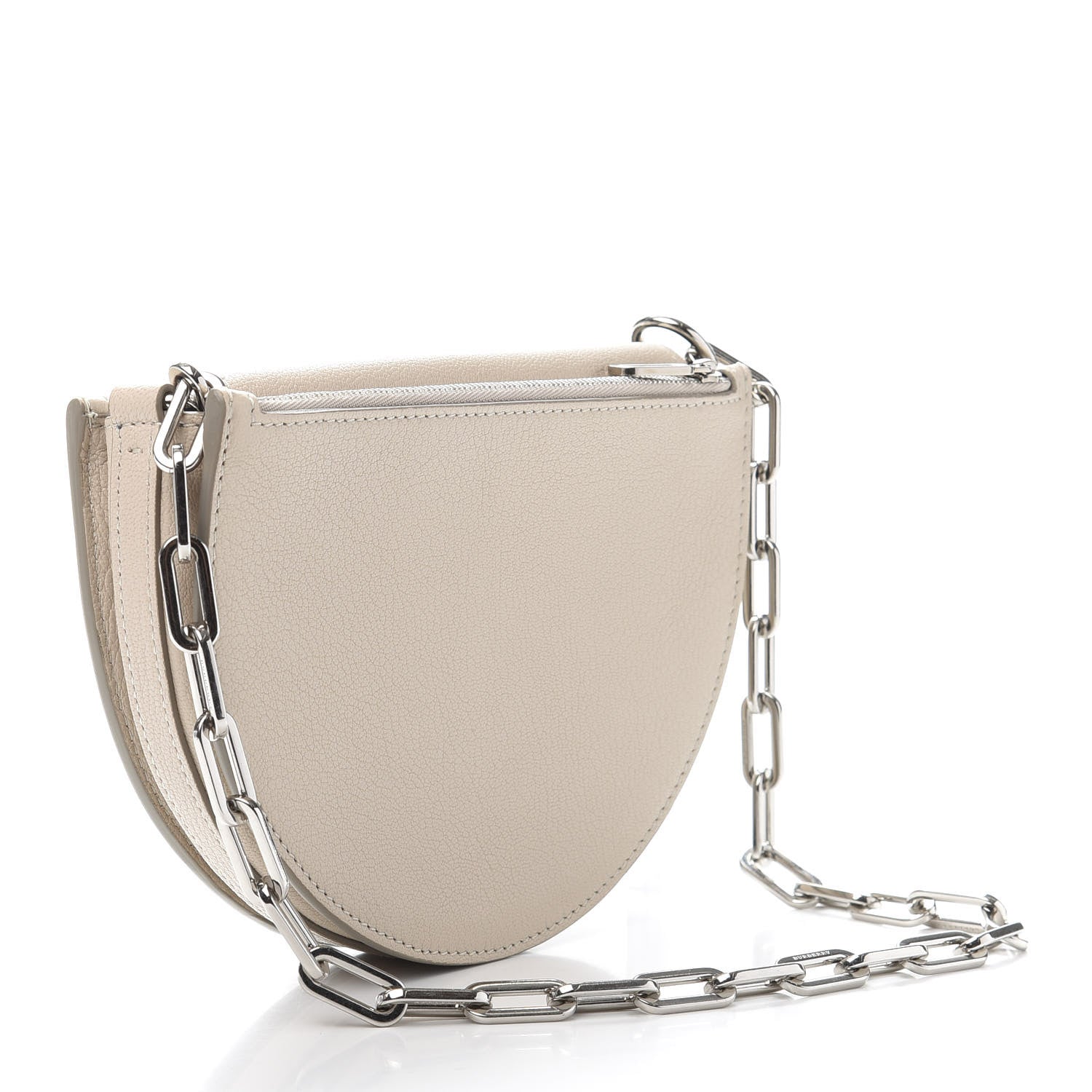 Burberry Goatskin Pecan Chain Shoulder Bag Limestone 3 of 10