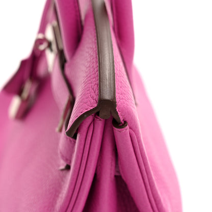 Hermes Taurillon Clemence Birkin 30 Magnolia 11 of 11