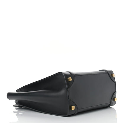 Celine Smooth Calfskin Micro Luggage Black 4 of 7