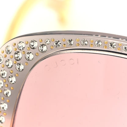 Gucci Acetate Square Frame Sunglasses GG1235S Grey Yellow Pink Multicolor 7 of 8