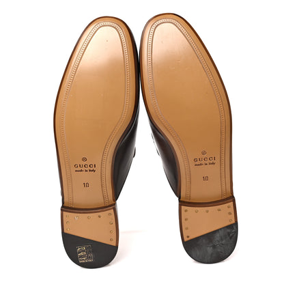 Gucci Calfskin Mens Princetown Slippers 10 Fondente Brown 7 of 10